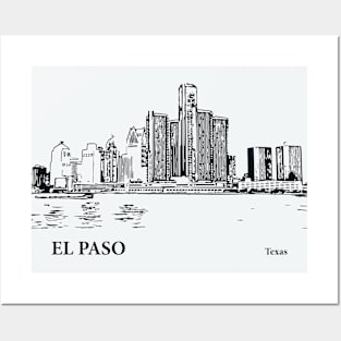 El Paso - Texas Posters and Art